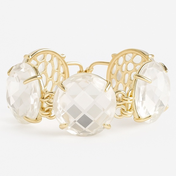 Kendra Scott Cassie Bracelet RETIRED! - Iridescent/Gold - Picture 1 of 11